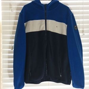 Tommy Hilfiger Men's XL Hooded Fleece Jacket